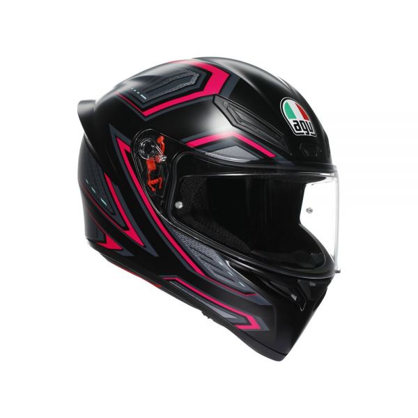 CASCO AGV K6 S AGV E2206 MPLK KARVE MATT BLACK/GREY/RED
