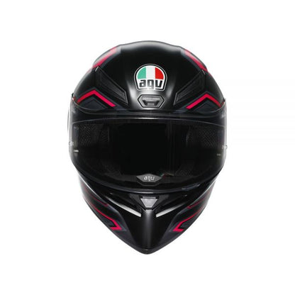 CASCO AGV K6 S AGV E2206 MPLK KARVE MATT BLACK/GREY/RED