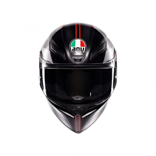 CASCO AGV K1S E2206 LAP MATT BLACK/GREY/RED