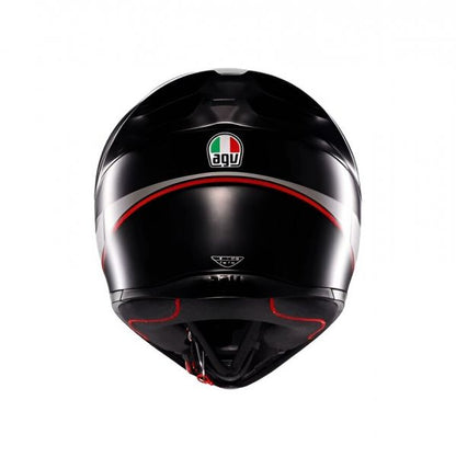 CASCO AGV K1S E2206 LAP MATT BLACK/GREY/RED