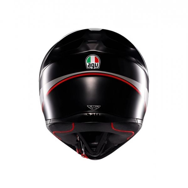 CASCO AGV K1S E2206 LAP MATT BLACK/GREY/RED