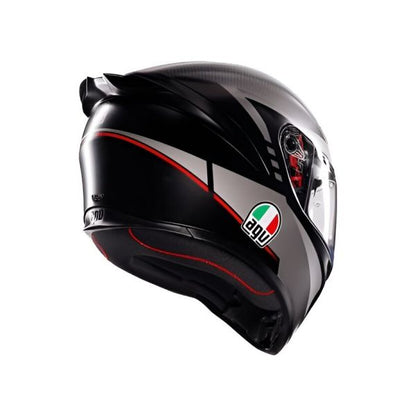 CASCO AGV K1S E2206 LAP MATT BLACK/GREY/RED