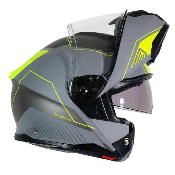 ORIGINE LOGIC LINEAR FLUO RED RED WHITE GLOSS HELMET (ECE22.06)