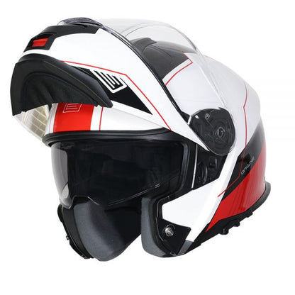 ORIGINE LOGIC LINEAR FLUO RED RED WHITE GLOSS HELMET (ECE22.06)