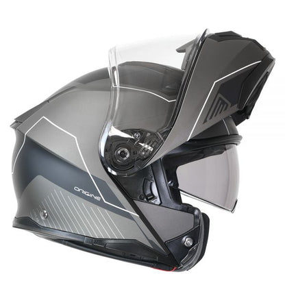 ORIGINE LOGIC LINEAR FLUO RED RED WHITE GLOSS HELMET (ECE22.06)