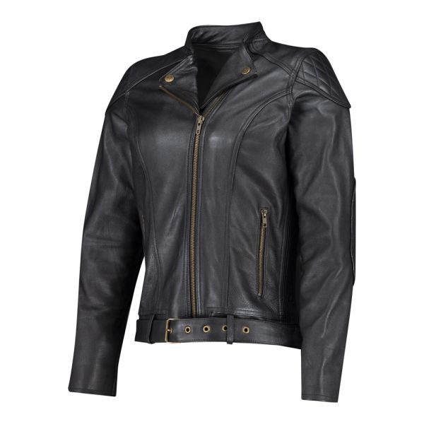 Electra Black Women's Leather Motorcycle Jacket