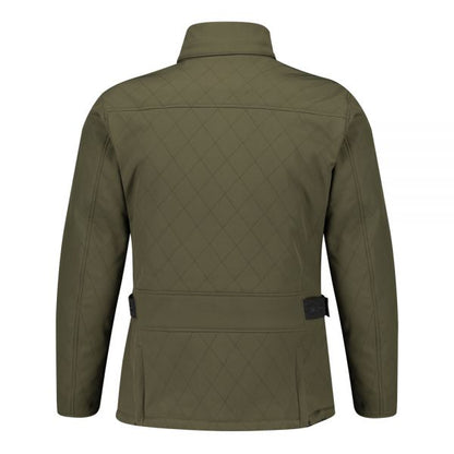 Invictus LANISTER Green Urbana three-quarter jacket with fur
