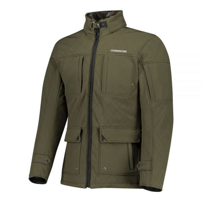 Invictus LANISTER Green Urbana three-quarter jacket with fur