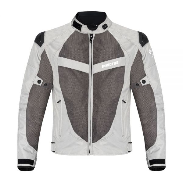Invictus Icarus White Summer Motorcycle Jacket