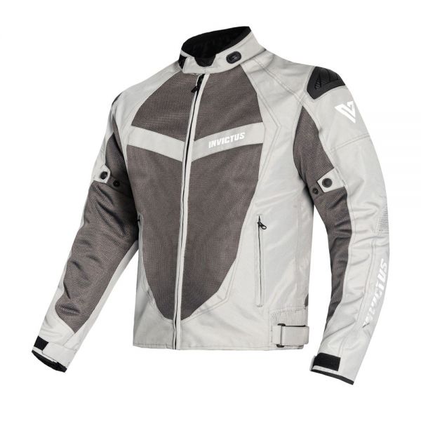 Invictus Icarus White Summer Motorcycle Jacket