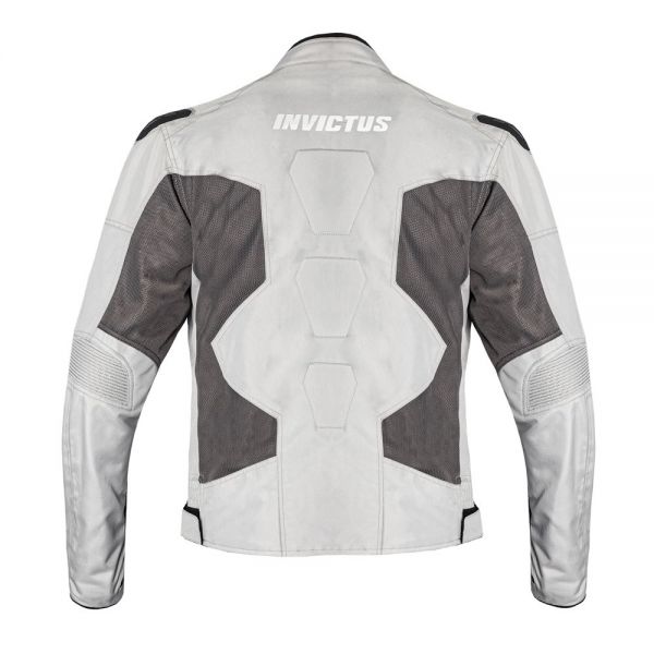 Invictus Icarus White Summer Motorcycle Jacket