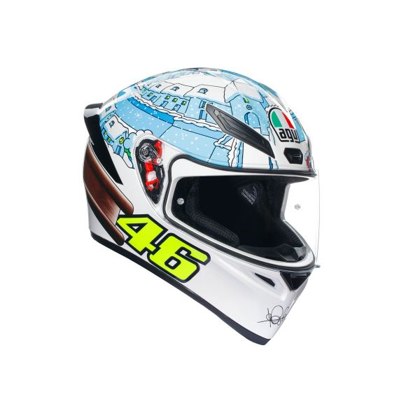 CASCO AGV K1S ROSSI WINTER TEST 2017