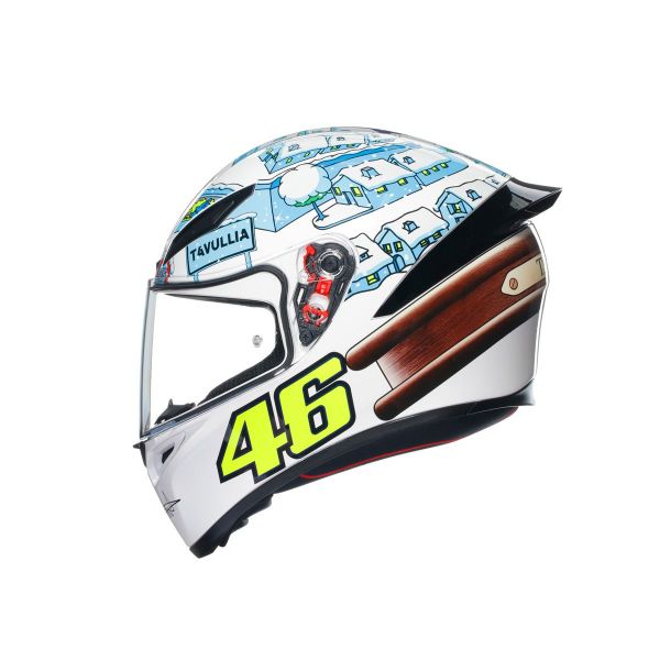 CASCO AGV K1S ROSSI WINTER TEST 2017