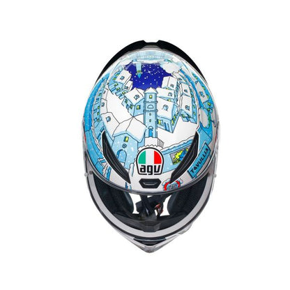 CASCO AGV K1S ROSSI WINTER TEST 2017