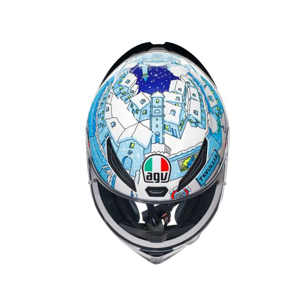 CASCO AGV K1S ROSSI WINTER TEST 2017
